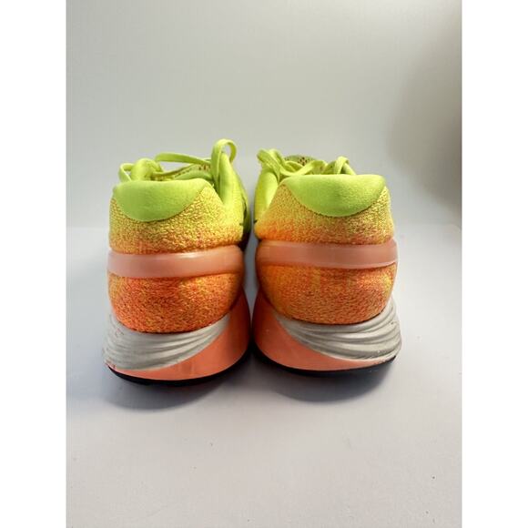 Nike LunarGlide 7 Men’s Size 10 Volt Yellow Orange Running Shoes 747355-700 - Picture 4 of 9